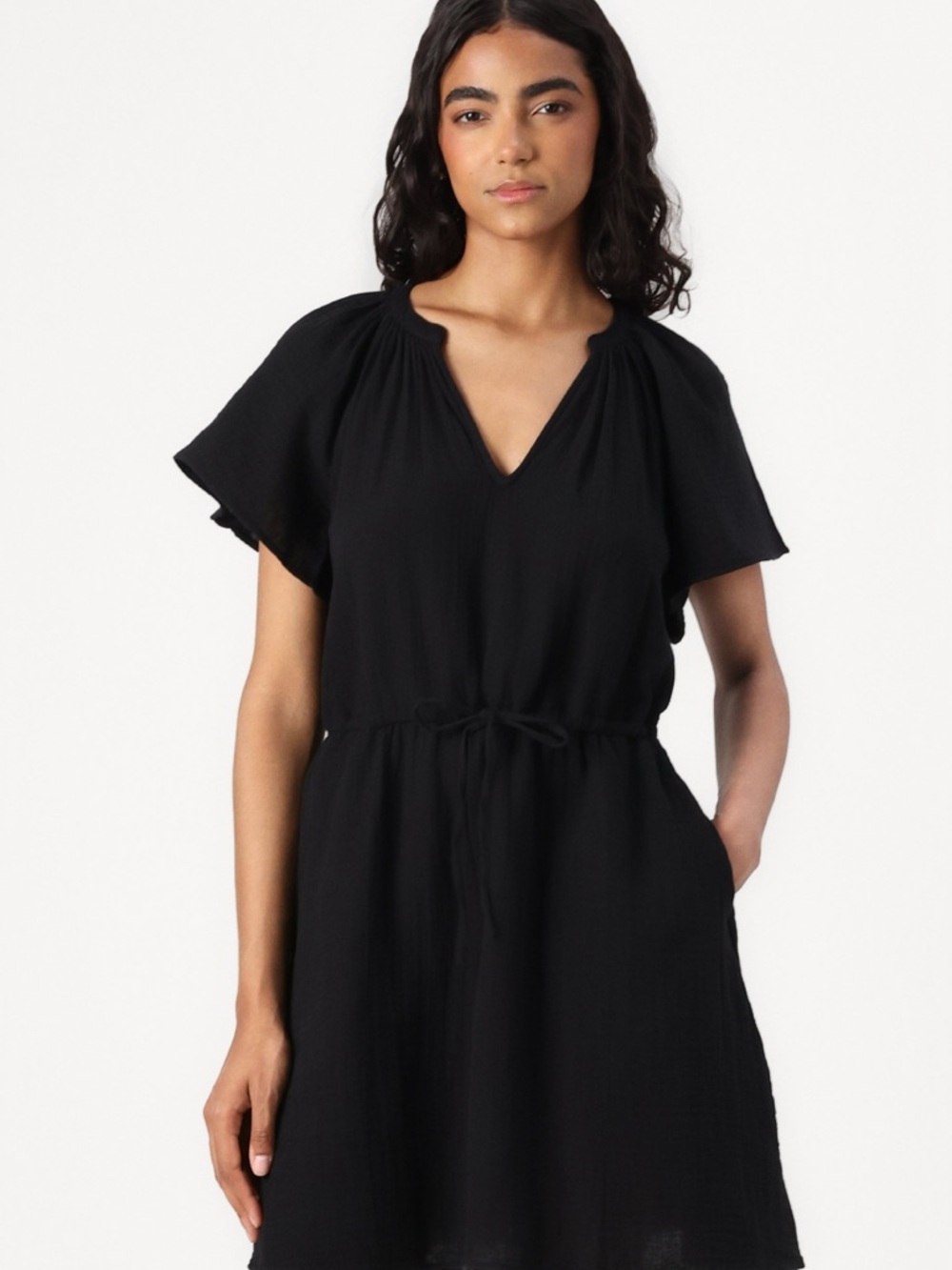 GAP
APRIL GAUZE MINI FAST - Day dress - black  Xxl